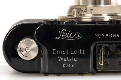 Lot 66 - Leica II Mod. D Black/Nickel + Elmar 3.5/50mm