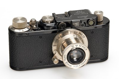 Lot 66 - Leica II Mod. D Black/Nickel + Elmar 3.5/50mm