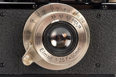 Lot 66 - Leica II Mod. D Black/Nickel + Elmar 3.5/50mm