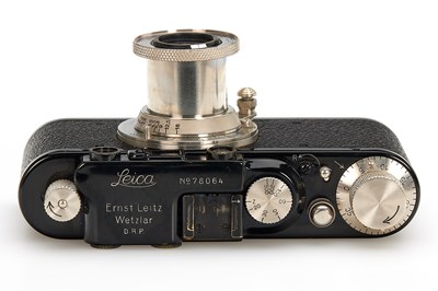 Lot 66 - Leica II Mod. D Black/Nickel + Elmar 3.5/50mm