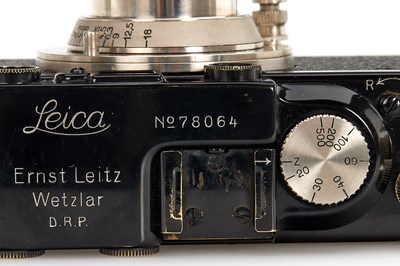 Lot 66 - Leica II Mod. D Black/Nickel + Elmar 3.5/50mm