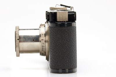 Lot 67 - Leica II Mod. D Black/Nickel + Hektor 2.5/5cm + RAPIDO Rapid Wind