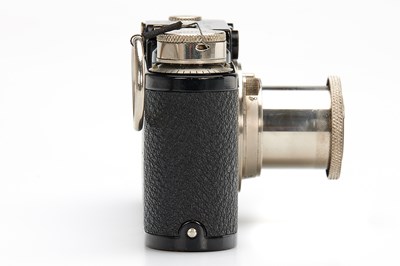 Lot 67 - Leica II Mod. D Black/Nickel + Hektor 2.5/5cm + RAPIDO Rapid Wind