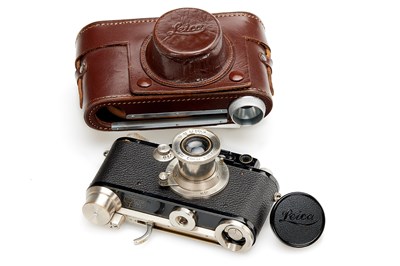 Lot 70 - Leica III Mod. F Black/Nickel + SCNOO Black/Nickel