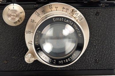 Lot 71 - Leica III Mod. F Black/Nickel + Summar 2/5cm Rigid