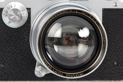 Lot 81 - Leica IIIc + MOOLY-C Chrome no.3508 Preseries