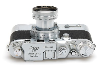Lot 81 - Leica IIIc + MOOLY-C Chrome no.3508 Preseries