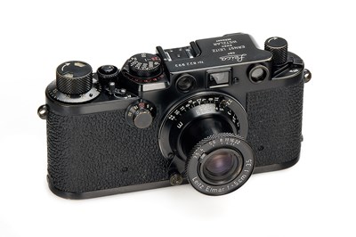 Lot 89 - Leica IIIf Black Paint 'Swedish Army'