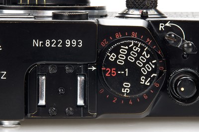 Lot 89 - Leica IIIf Black Paint 'Swedish Army'