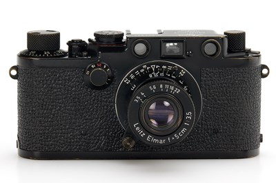 Lot 89 - Leica IIIf Black Paint 'Swedish Army'