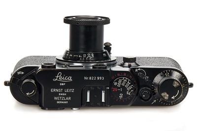 Lot 89 - Leica IIIf Black Paint 'Swedish Army'