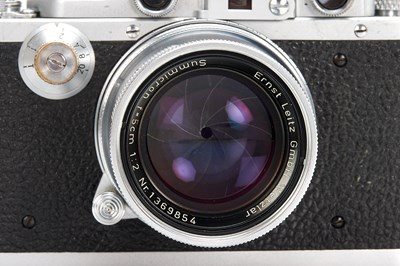 Lot 91 - Leica 72 Wetzlar + Summicron 2/5cm