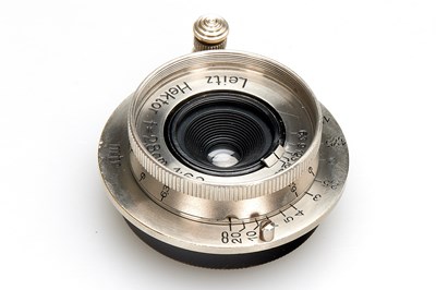 Lot 96 - Leitz Hektor 6.3/2.8cm Nickel + 2.8cm Finder SUUOQ + Hood SOOHN