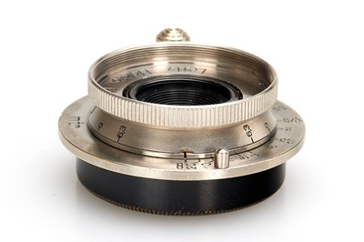Lot 96 - Leitz Hektor 6.3/2.8cm Nickel + 2.8cm Finder SUUOQ + Hood SOOHN