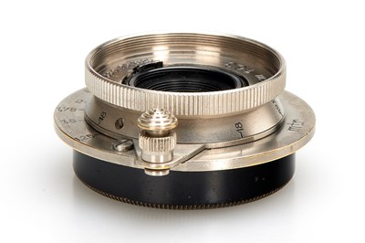 Lot 96 - Leitz Hektor 6.3/2.8cm Nickel + 2.8cm Finder SUUOQ + Hood SOOHN