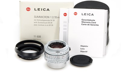 Lot 101 - Leica Summicron 2/35mm ASPH. Chrome 11608