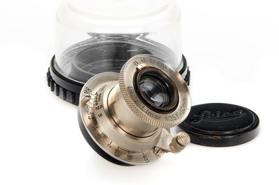 Lot 103 - Leitz Elmar 3.5/50mm Nickel