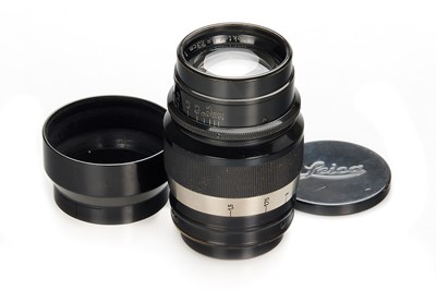 Lot 112 - Leitz Hektor 1.9/73mm Black/Nickel