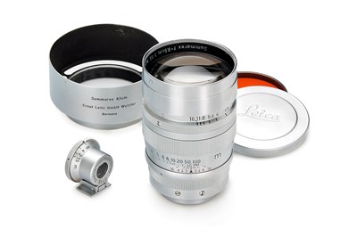 Lot 114 - Leitz Summarex 1.5/8.5cm + 85mm Finder SGOOD