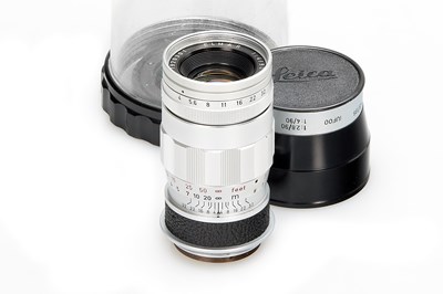 Lot 117 - Leitz Elmar 4/90mm