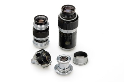 Lot 123 - Leitz New York Wollensak Lens Set