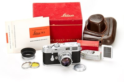 Lot 130 - Leica M3 Chrome + Summicron 2/5cm
