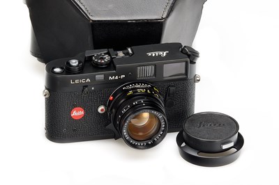 Lot 152 - Leica M4-P Black + Summicron-M 2/50mm
