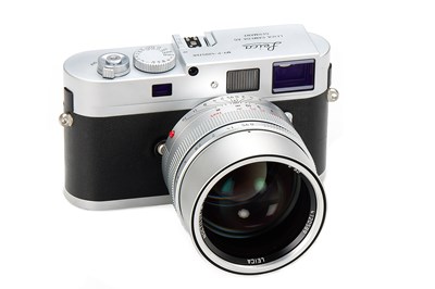 Lot 165 - Leica M9-P Chrome + Noctilux 0.95/50mm Chrome 'Leica Shop'