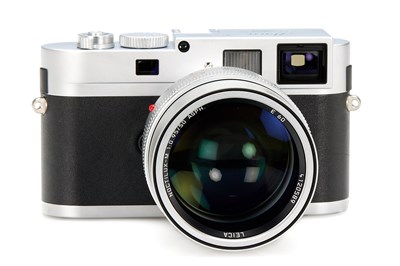 Lot 165 - Leica M9-P Chrome + Noctilux 0.95/50mm Chrome 'Leica Shop'