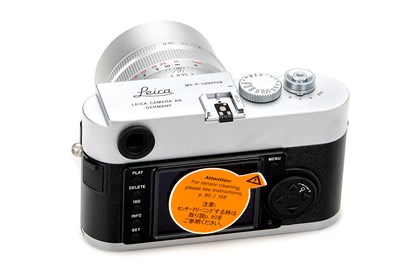 Lot 165 - Leica M9-P Chrome + Noctilux 0.95/50mm Chrome 'Leica Shop'
