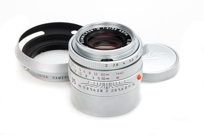 Lot 172 - Leica Summicron-M 2/35mm ASPH. Chrome 'Hermes Edition'
