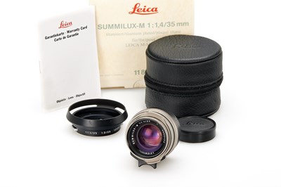 Lot 174 - Leica Summilux-M 1.4/35mm Titanium 11860