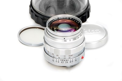 Lot 183 - Leitz Summilux 1.4/50mm Chrome