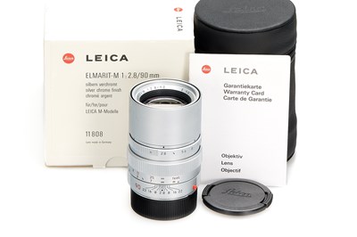 Lot 194 - Leica Elmarit-M 2.8/90mm Chrome 11808