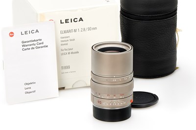 Lot 195 - Leica Elmarit-M 2.8/90mm Titanium 11899