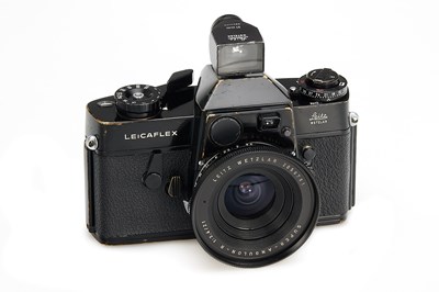 Lot 198 - Leicaflex Black Paint + Super Angulon 3.4/21mm