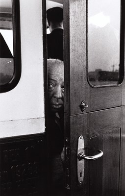 Lot 42 - ROBERT LEBECK (1929–2014) | Alfred Hitchcock at the harbour of Hamburg, Germany 1960