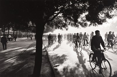 Lot 56 - INGE MORATH (1923–2002) | 6:30 am at Chang an Avenue in Beijing, China 1978