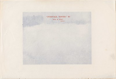 Lot 4 - WILLIAM B. POST (1857–1921)