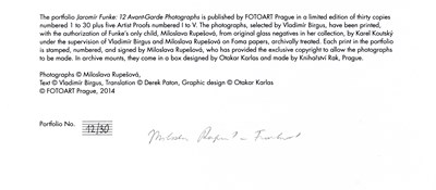 Lot 23 - JAROMIR FUNKE (1896–1945)