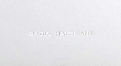 Lot 36 - RAOUL HAUSMANN (1886–1971)