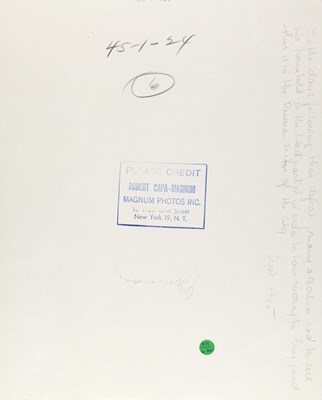 Lot 65 - ROBERT CAPA (1913–1954)