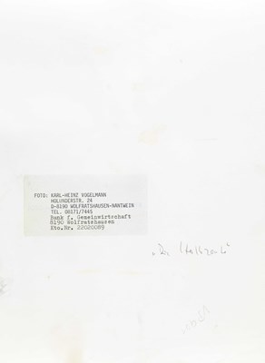 Lot 86 - KARL-HEINZ VOGELMANN (1907–2011)