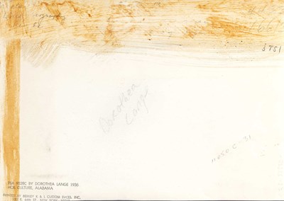 Lot 51 - DOROTHEA LANGE (1895–1965)