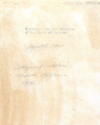 Lot 52 - DOROTHEA LANGE (1895–1965)