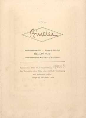 Lot 37 - ALEXANDER BINDER (1888–1929)