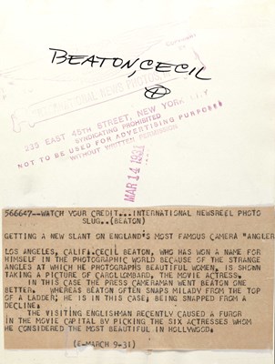 Lot 44 - OTTO DYAR (1892–1988)