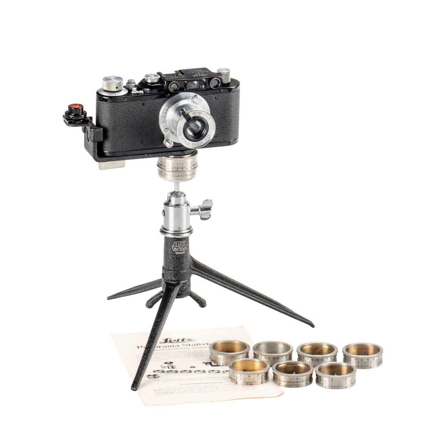 Lot 25 - Leica II Mod.D black Panorama outfit