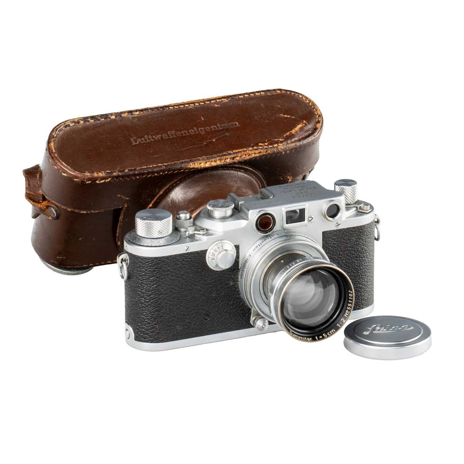Lot 45 - Leica IIIc Luftwaffen-Eigentum