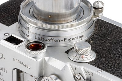 Lot 45 - Leica IIIc Luftwaffen-Eigentum